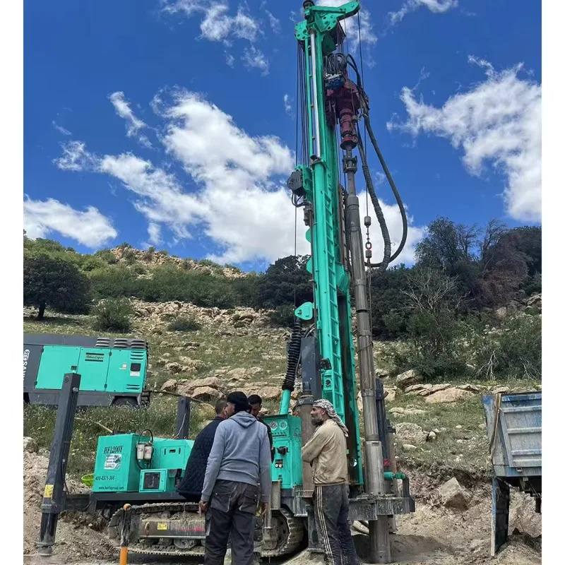Customized Factory Direct Sale 1000m Crawler Hydraulic Water Borehole Well Drilling Rig Machine