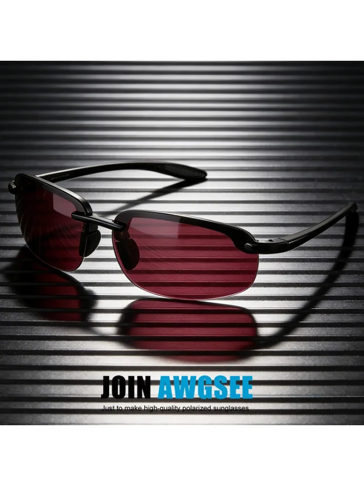 Nouvelles lunettes de soleil polarisées TR90, lunettes de soleil de pêche en plein air, protection UV pour la conduite, le golf, le cyclisme, unisexe