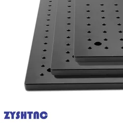 High Precision 300x450x13MM Optical Flat Optical Breadboard Optical Plate Black/White Anodized Aluminum M6 Tapped Mounting Holes