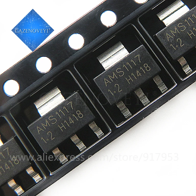 AMS1117-ADJ AMS1117-1.8 AMS1117-1.2 AMS1117-5.0 AMS1117-2.5 AMS1117-3.3 AMS1117-5.0 AMS1117-1.5 SOT-223, AMS1117, ๋กํธ๋น 20 ๊ฐ