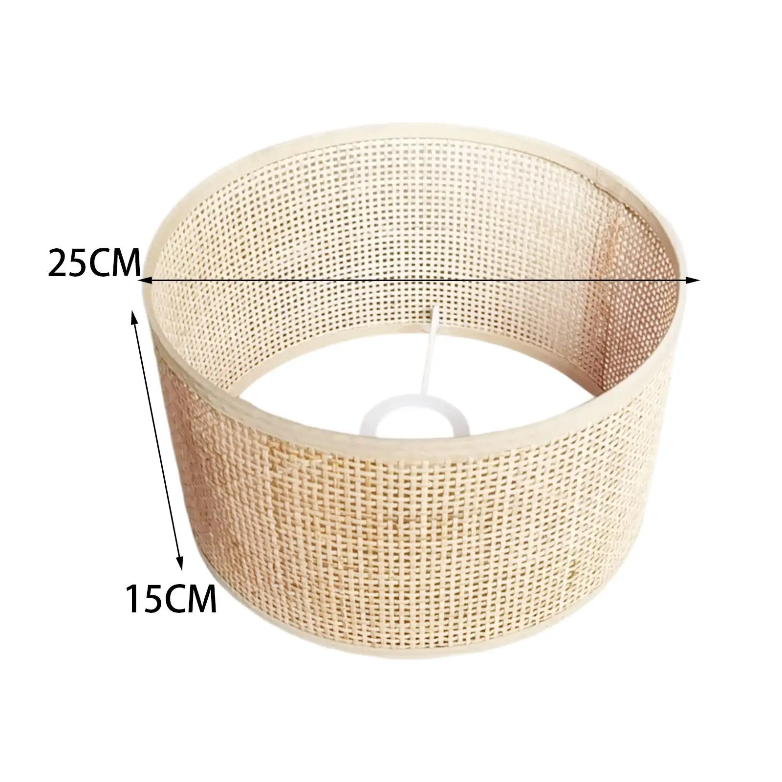 

Минималистичный подвесной светильник с абажуром из ротанга для гостиной, общежития, камина, столовой, детской комнаты