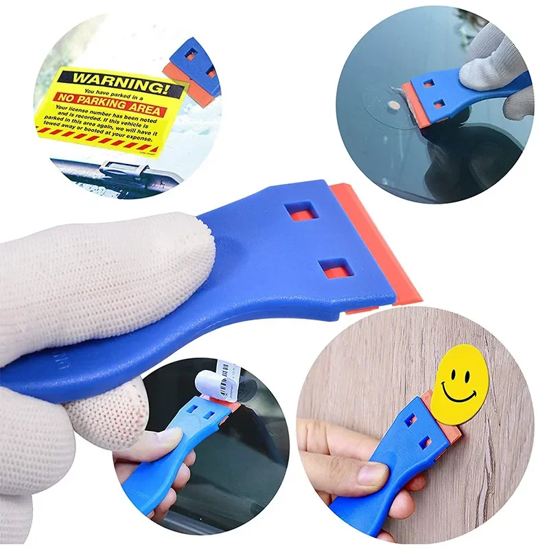 20 Piece Set of Automotive Film Application Tools, Plastic Scraper, Felt Scraper, Carving Knife and Blade, Gloves