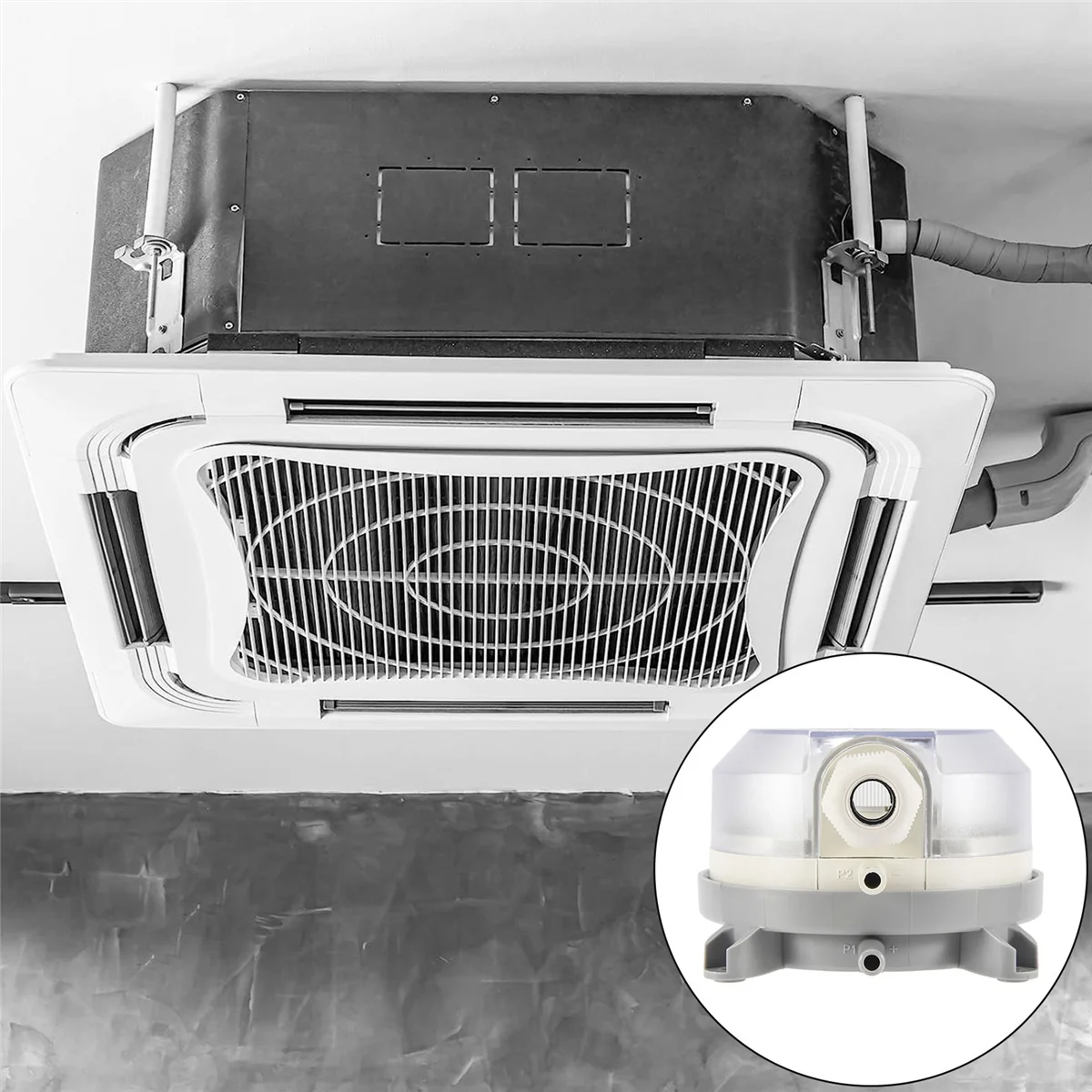 

Реле перепада давления воздуха 20-200 Па Регулируемый воздушный переключатель микродавления HOT