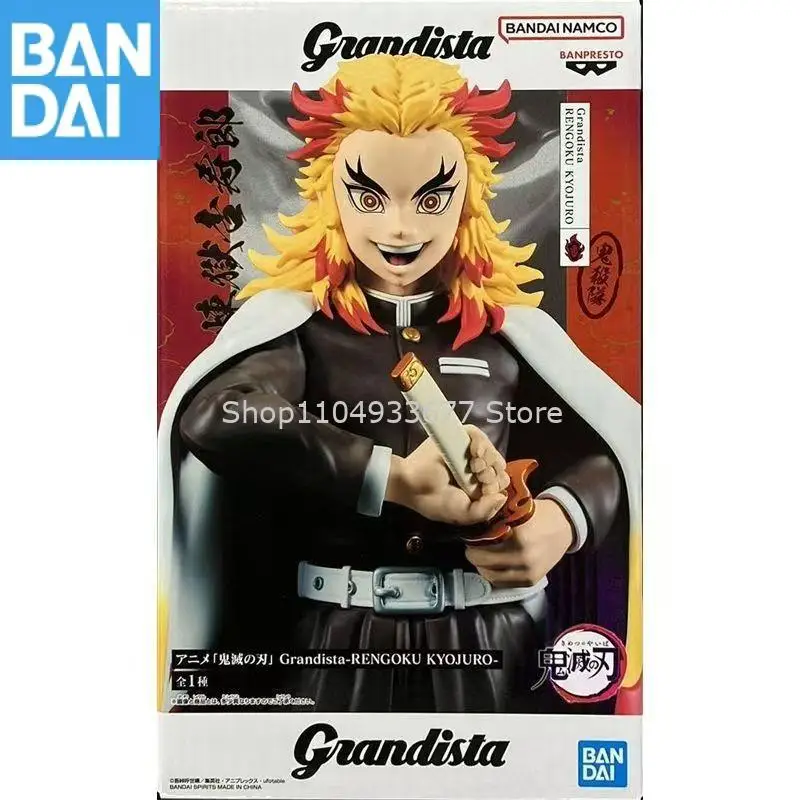 

В наличии оригинальная аниме-фигурка Demon Slayer: Kimetsu No Yaiba Grandista Rengoku Kyoujurou, модель коллекционной фигурки, игрушки