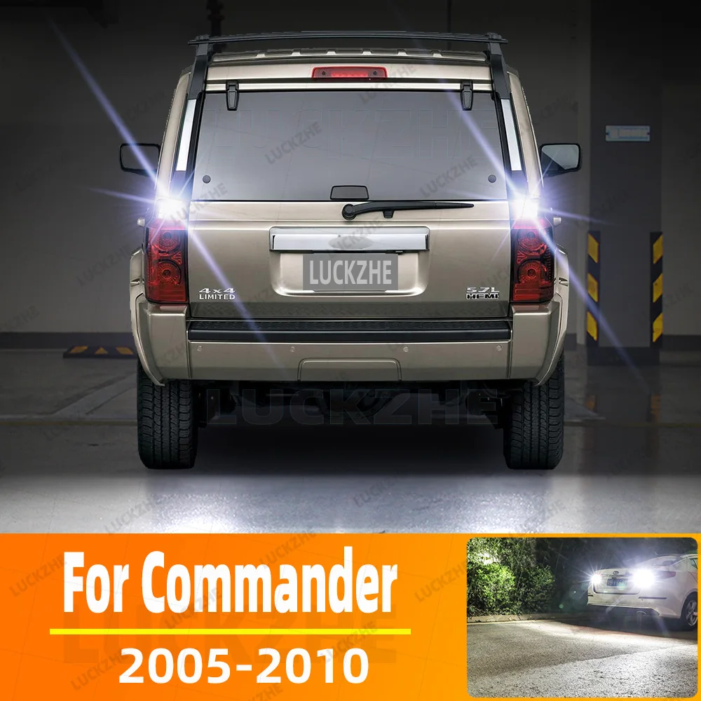 2pcs Led Reverse Light For Jeep Commander XK XH 2005 2006 2007 2008 2009 2010 Backup Back Up Lamp
