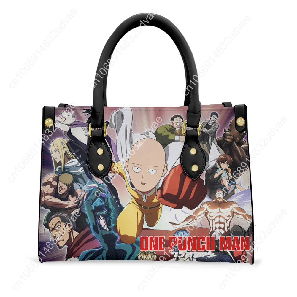 One Punch Man Purse Mens Womens New Shoulder Crossbody Bag Personalized Handbag Business Commuter Leather Tote Bag Gift
