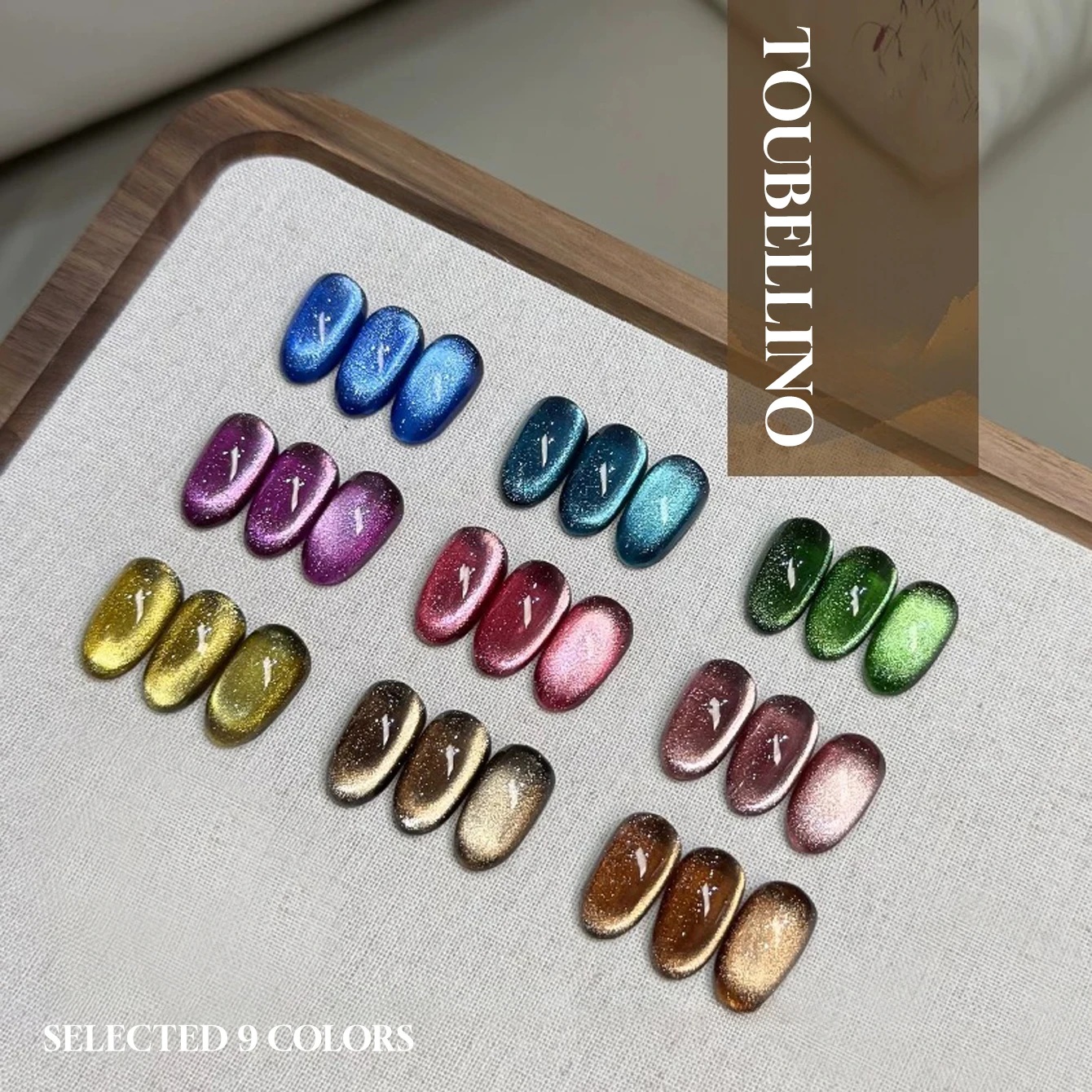 

MIANEL 12ML Dongling Wild Cat Eye Gel Nail Polish 2026 Flashing Magnetic Gel White Nails Green Nails Winter Nails