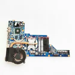 DA0R12MB6E0 636372-001 636371-001 Mainboard For HP Pavilion G4 G4-1000 G7 Laptop Motherboard With CPU + Heatsink HM55 DDR3
