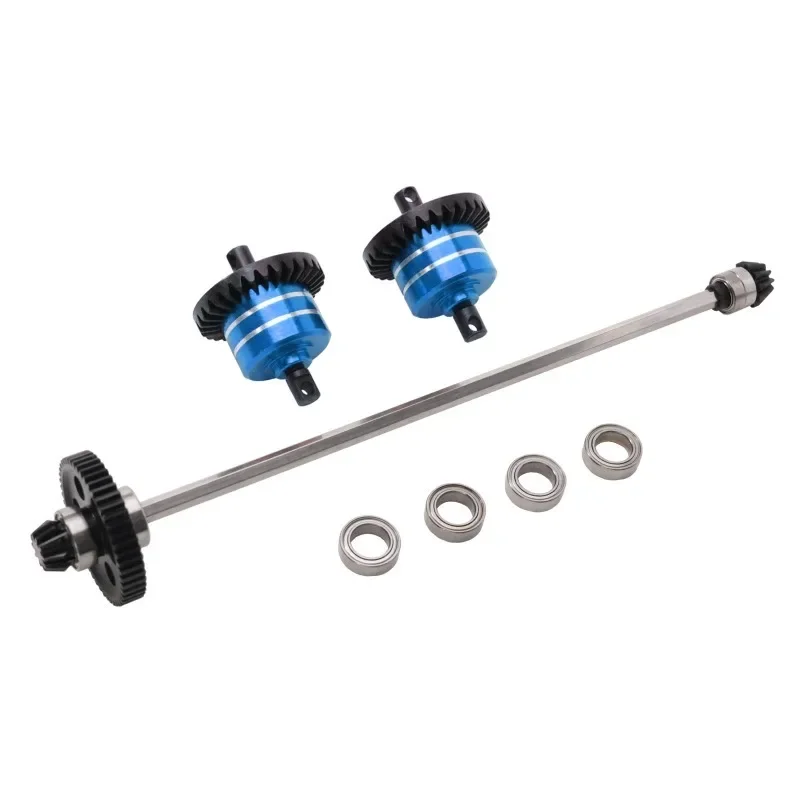 

FOR MJX 14211 1/14 SCT Chromium Steel Center Shaft & Differentials Set Front/Rear Upgrade Kit for RC Truck