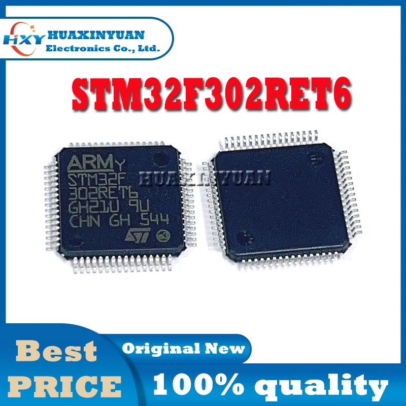 1PCS/LOT STM32F302RET6 STM32F302 STM32F302R STM32F302RE STM32F302RET STM32F30 STM32F3 STM3 New and Original  Ic Chip In Stock IC