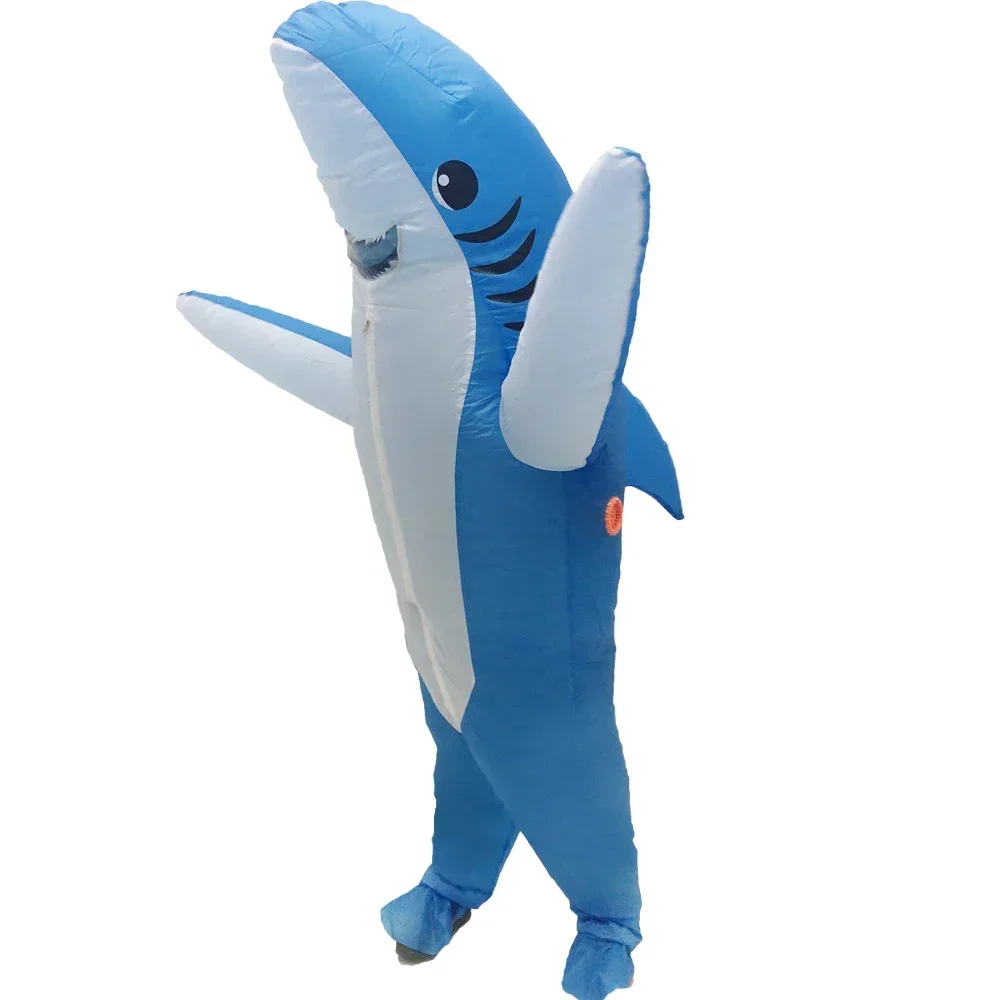 Adult Role Playing Cartoon Anime Character Baby Shark Inflatable Costume Holiday Gift Halloween Christmas Party Carnival Costume