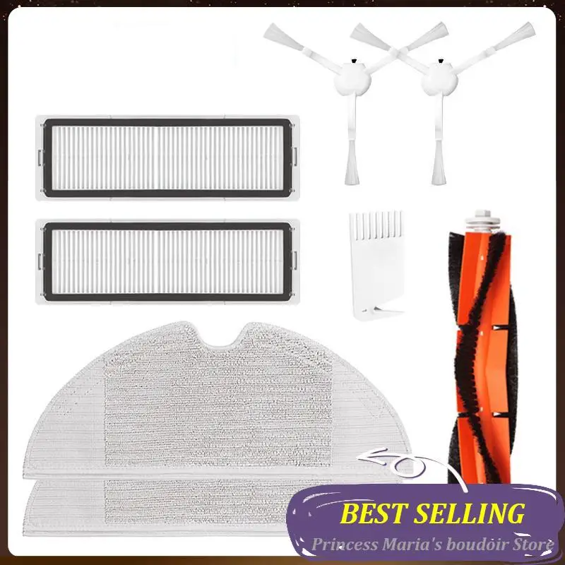 

AB30-8Pcs Hepa Filter Main Brush Mop Cloth Replacement Kits For Xiaomi Mijia 1C STYTJ01ZHM Robot Vacuum Cleaner Accessories