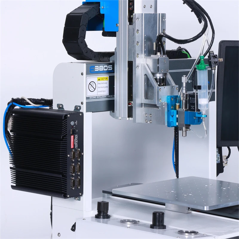 3 Axis Desktop Ccd Visual Pc Control Pcb Led Lcd Car Speaker Epoxy Resin Cnc Automatic Glue Dispenser Dispensing Machine Robot