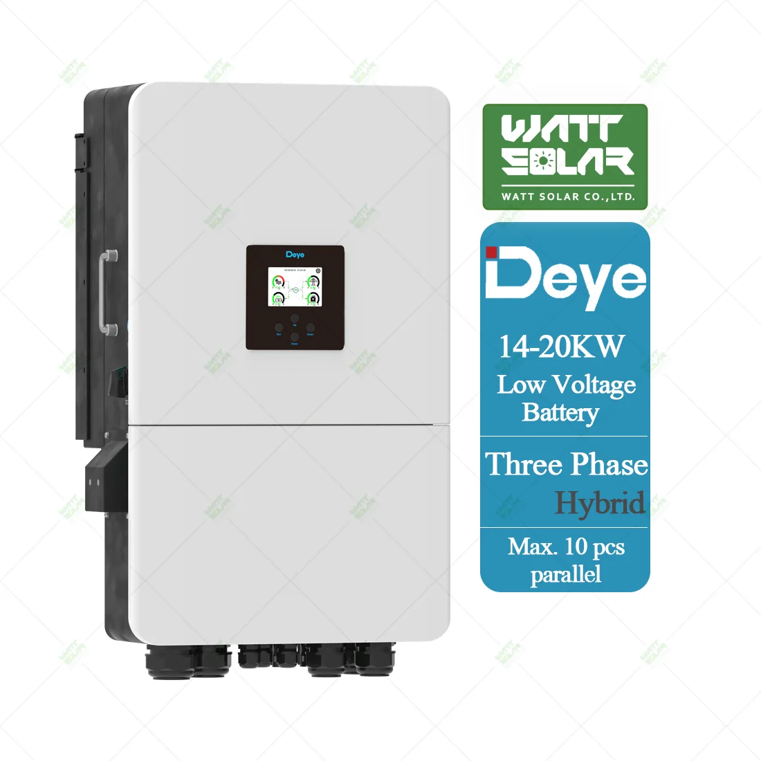 For  16KW/18KW Hybrid Inverter for Home Use SUN-14/15/16/18/20K-SG05LP3 EU-SM2 Solar Inverter with Hybrid Grid