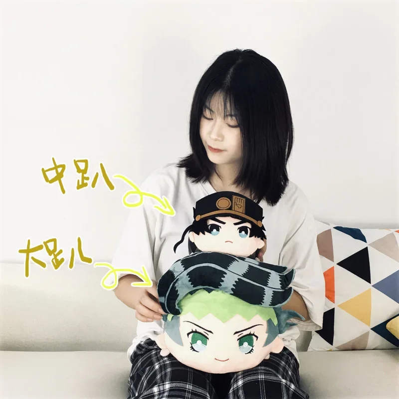 30cm Anime Role Joseph Joestar Cute Plush Cotton Doll Throw Pillow Plushie Props Anime Cosplay Back Cushion Toys Xmas Gift