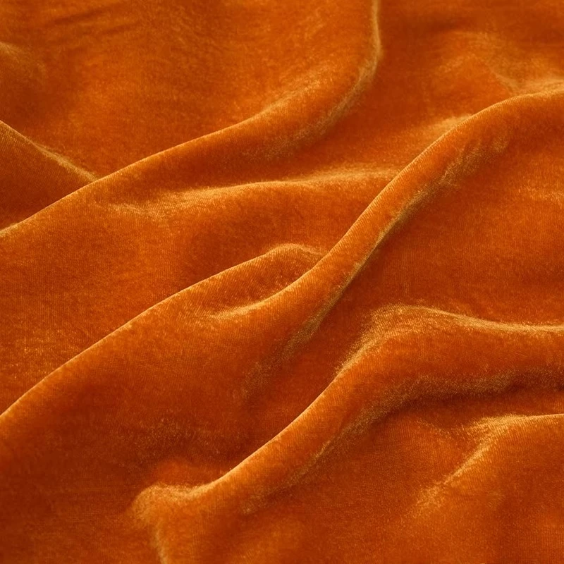 قماش اللباد المخملي للمنزل الخياطة الجمل البني الزنجبيل الأصفر الوزن الثقيل المنسوجة أفخم القطيفة المفروشات الستائر الحرف المواد