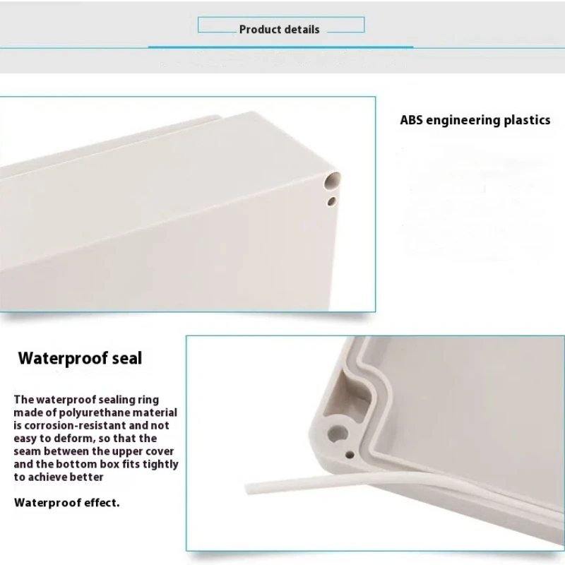 Pre-installed Electrical Junction Box IP65 Waterproof Wire Connection Box With TB Terminal Blocks Cable Joints Support DIY