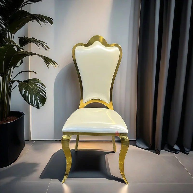 stainless steel modern simple fashion stool beauty armor reception negotiation wine restaurant chair