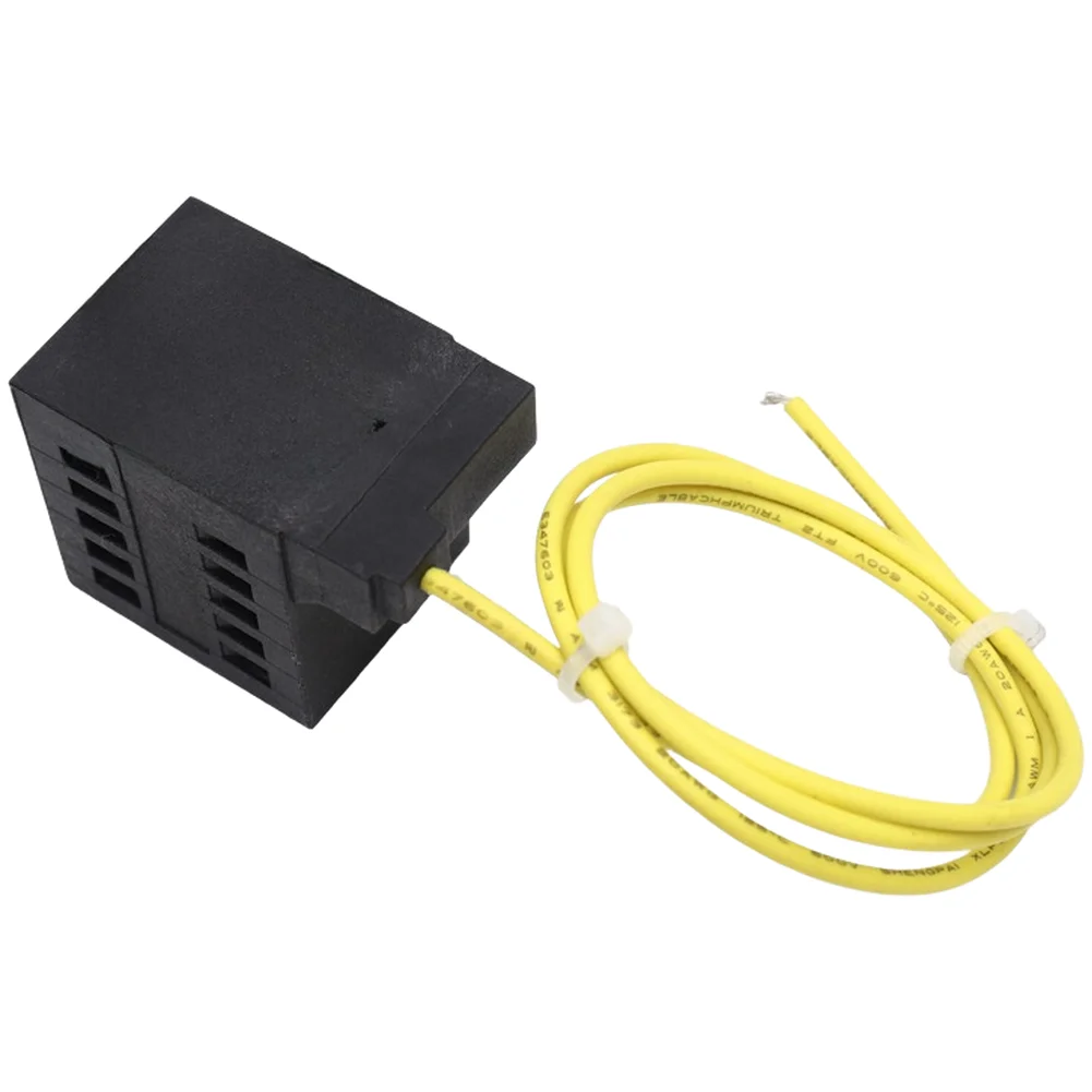 Solenoid Coil Replacement for 12V 24V Electromagnetic Valves Featuring Continuous Duty Capability and Solid Metal Enclosure