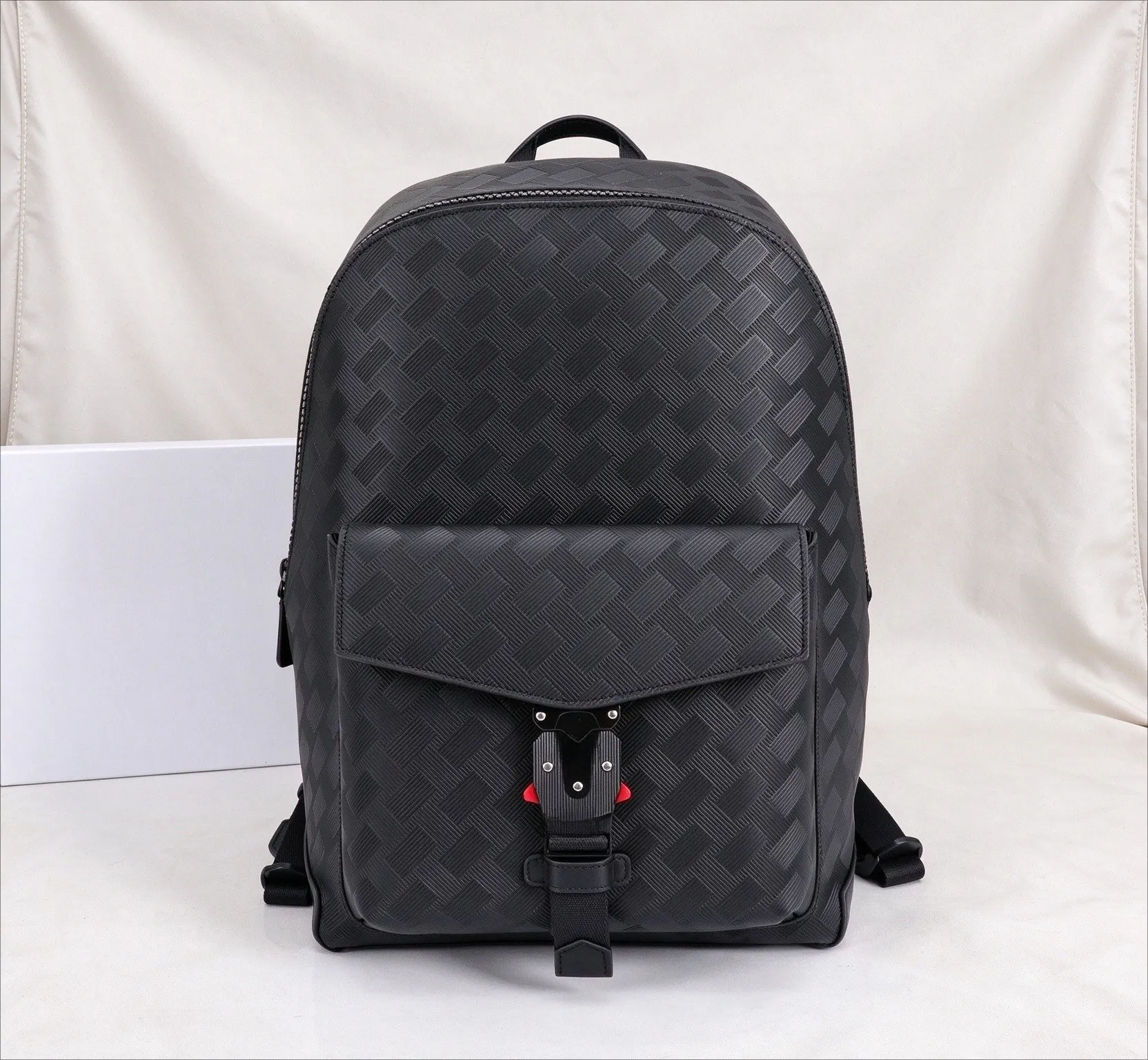 Top Grain Leather Large Capacity Commuter Backpack for Men, Business Travel Daily Rucksack Multi Compartment Laptop Backpack