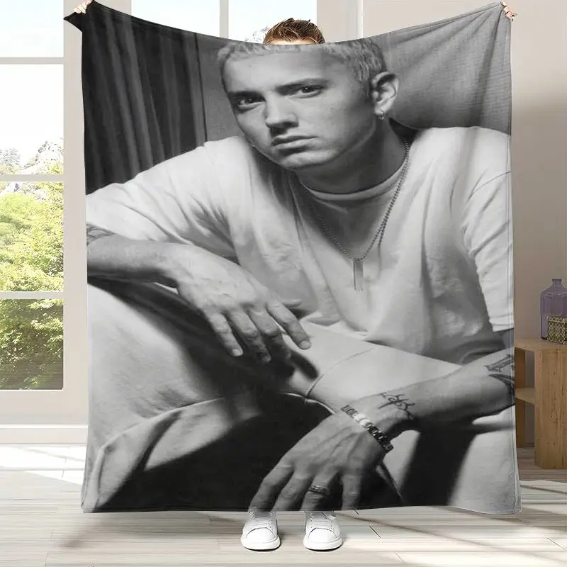 Rap God Slim Shady Eminem Hiphop Soft Flannel Throw Blanket,Cozy Warm Blanket for Bed,Sofa,Living Room,Picnic,Camping,Home Decor
