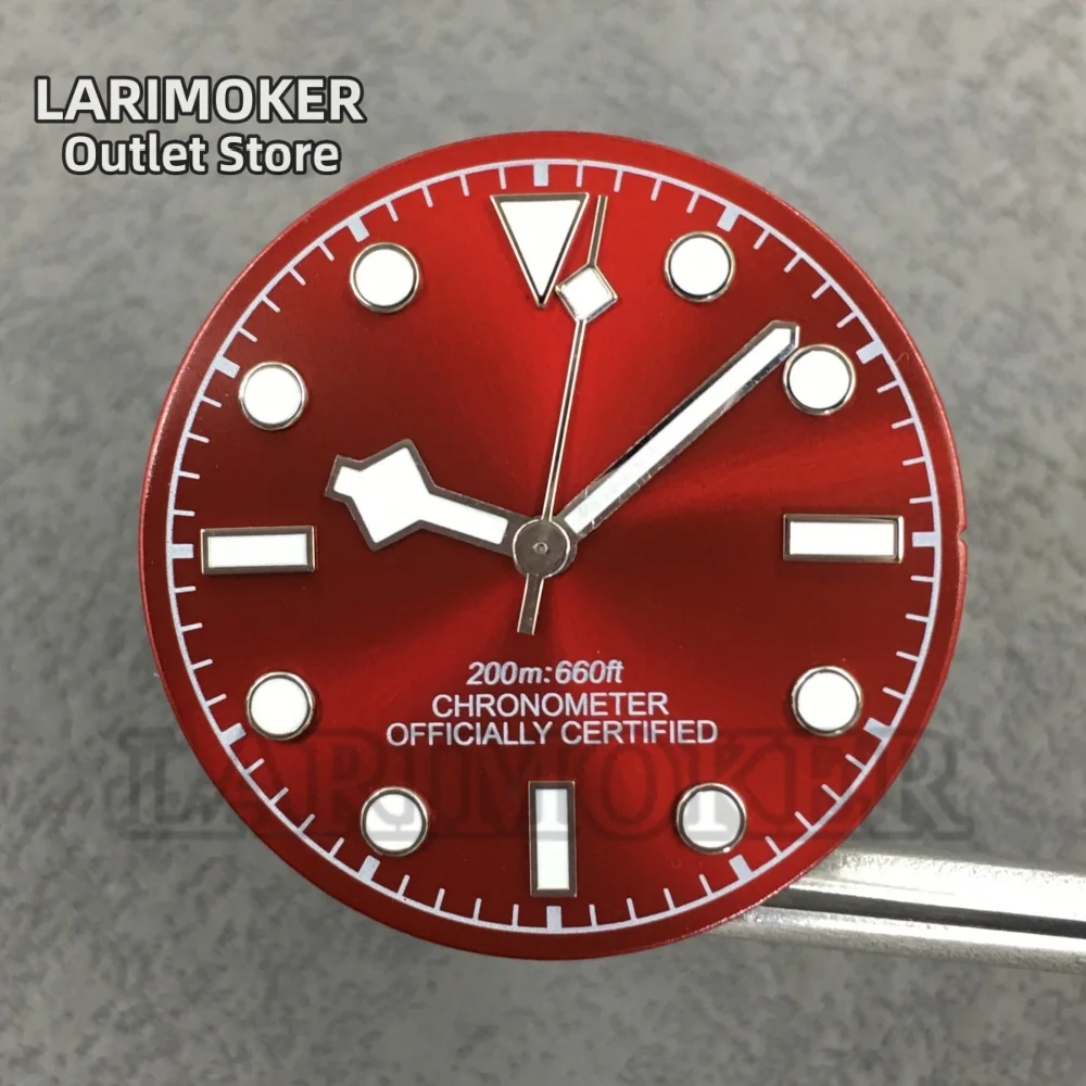 

LARIMOKER 29mm Green Luminous Watch Dial With Watch Hands For NH35 PT5000 Movement Accessory Parts