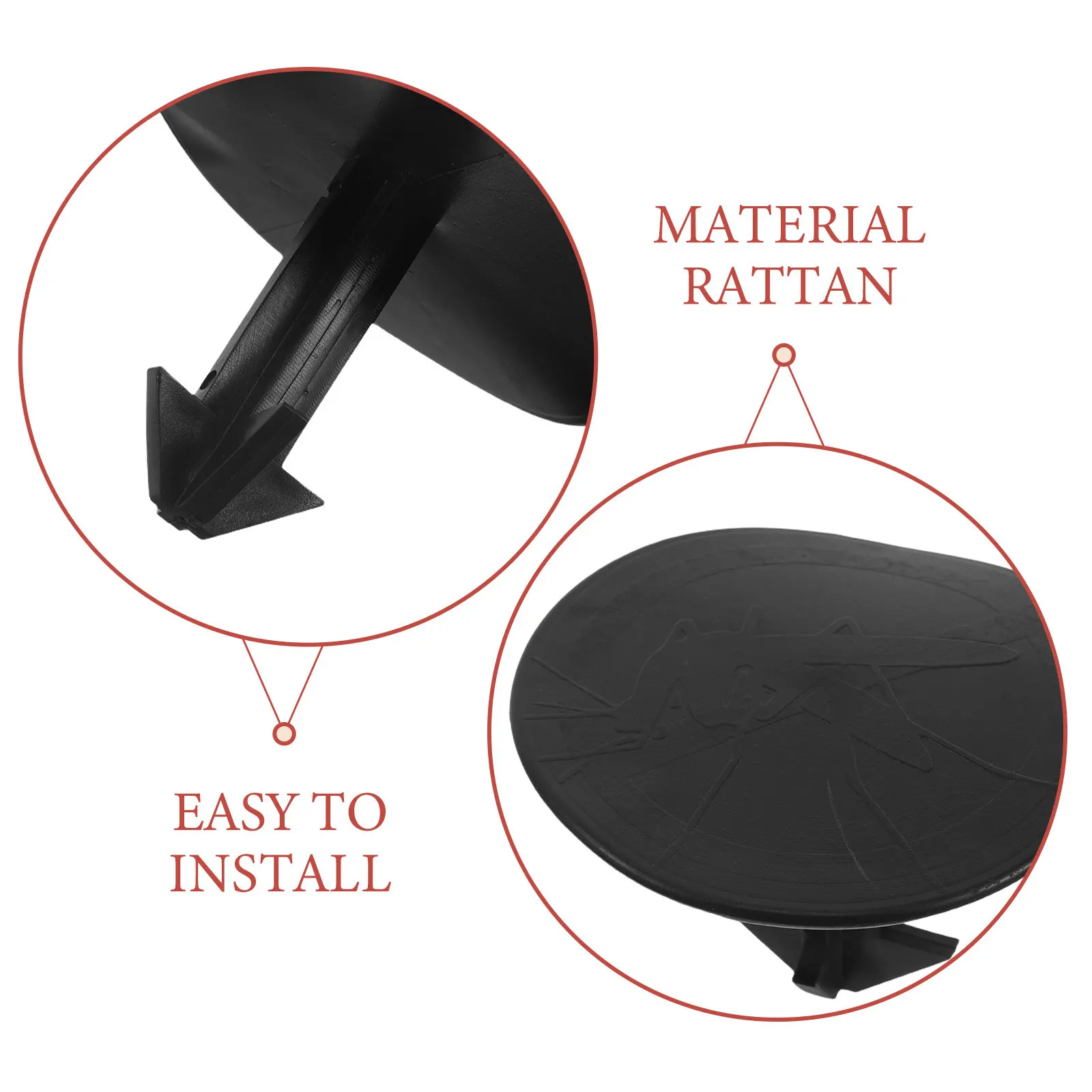 8Pcs Sewer Rubber Hole Plug Anti Sewage Backflow Seal Leak Proof Waterproof Manhole Drain Stopper Residential Sewer Grate City - view 3