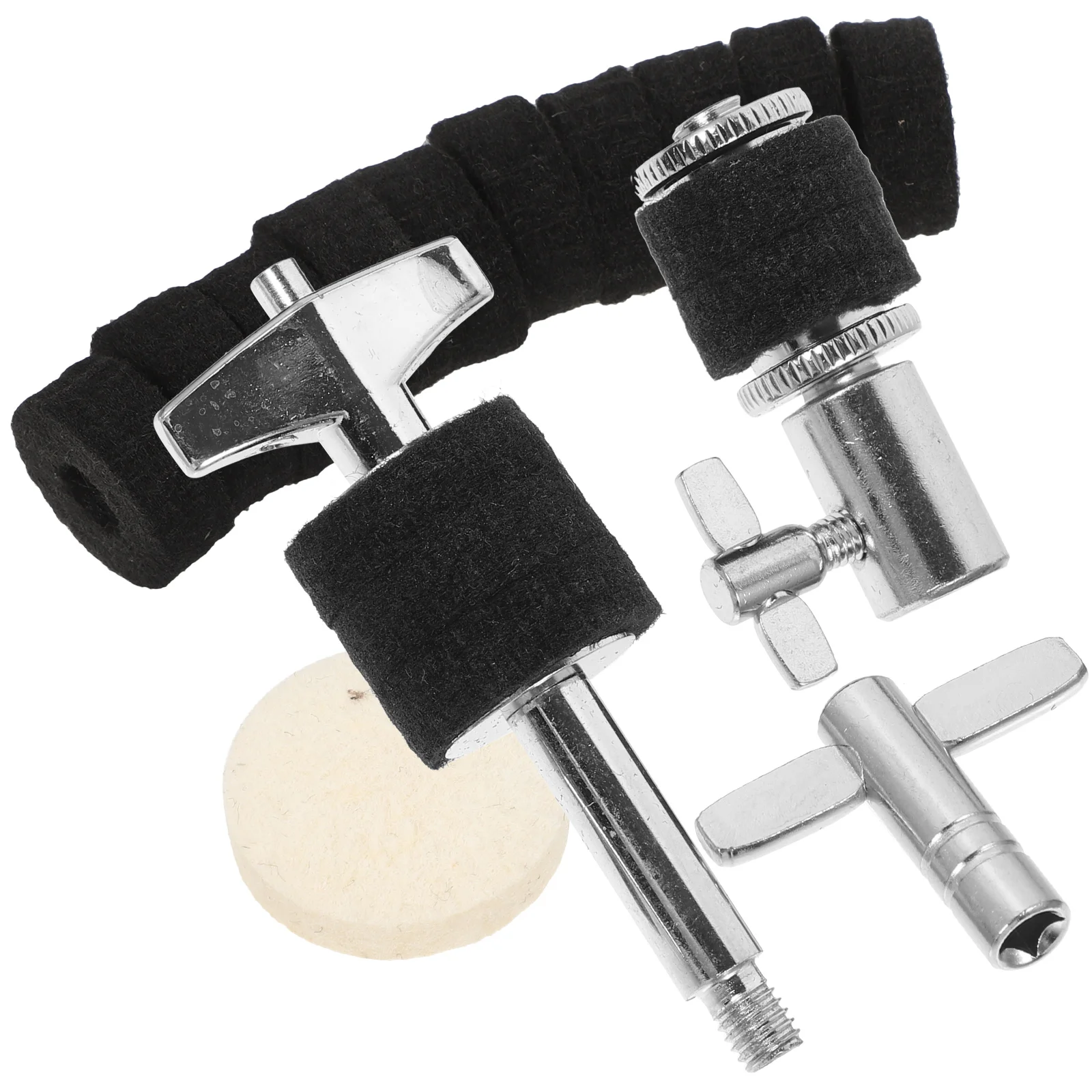 

Drum Dampeners Hi-hat Clutch Hammer Pad Key Accessories Metal Cymbal Replacement