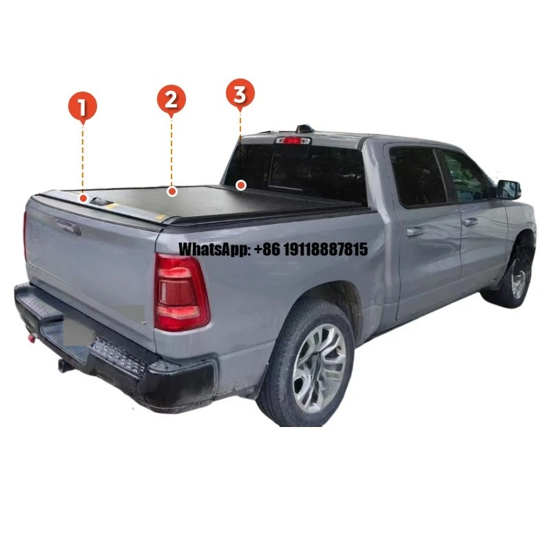 

Newest Off-road Hard Type Pickup Tonneau Cover 4x4 Truck Retractable Hard Roll up Lid Manual Tonneau Cover for TOYOTA VIGO