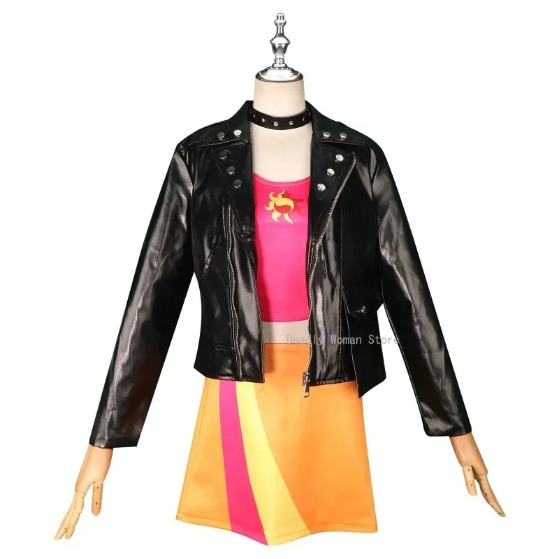 IN STOCK Anime Littlee Ponyy Cosplay Sunset Shimmer Costume Wig Lovely Princess Skirt Uniform  Halloween Party Outfit for Women view 5