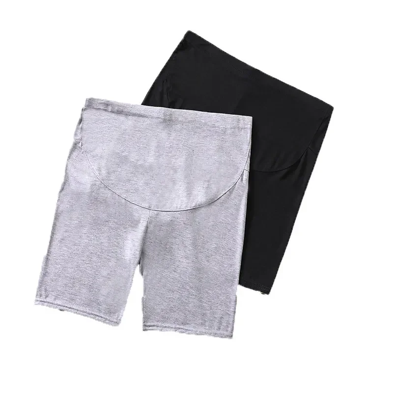 2023 419# Summer Thin Cotton Maternity Short Legging High Waist Adjustable Belly Underpants Clothes for Pregnant Women Pregnancy