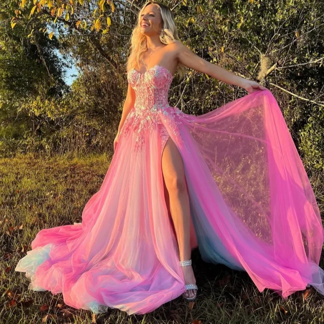 Vestido Madrinha Vestido Rosa Aliexpress Formatura Longo Vestido