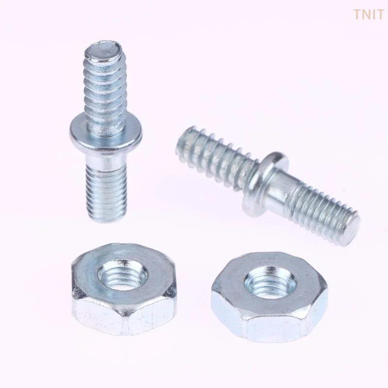 [J] 2Pairs Bar Studs & Nuts Chainsaw Chainsaw Parts Screw For MS180 MS250 MS361 MS660 Chainsaws Accessories