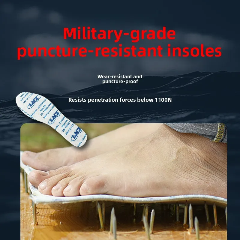 Kevlar Anti-Stab Shoe Inserts Hard Steel Plate Construction Site Labor Protection Anti-Stab Anti-Nail Pads Spring 2026