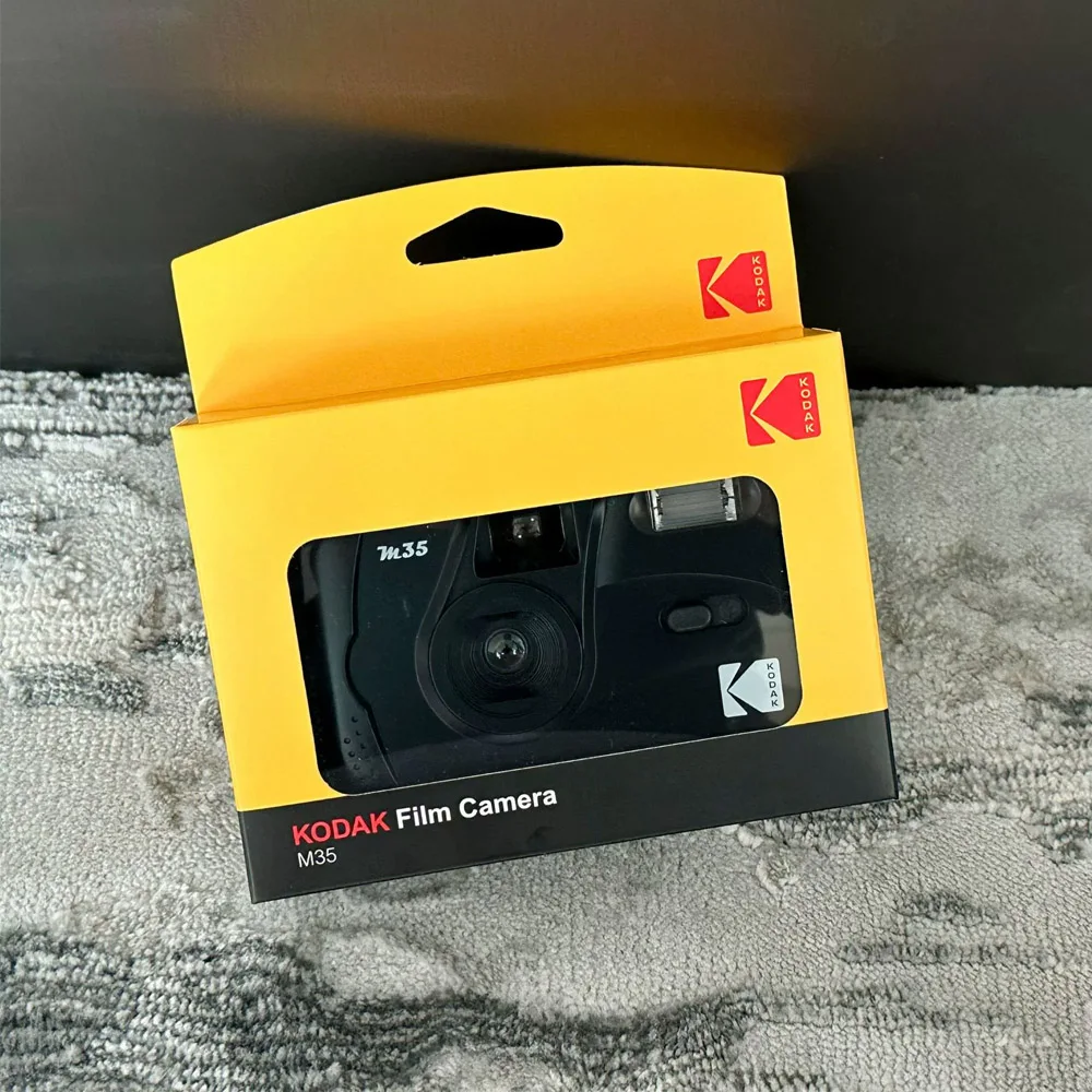 New Color M35 black Kodak Film Camera 1-6 Pcs Non-Disposable Retro Film Machine Manual Reusable Film Camera with Flash Function