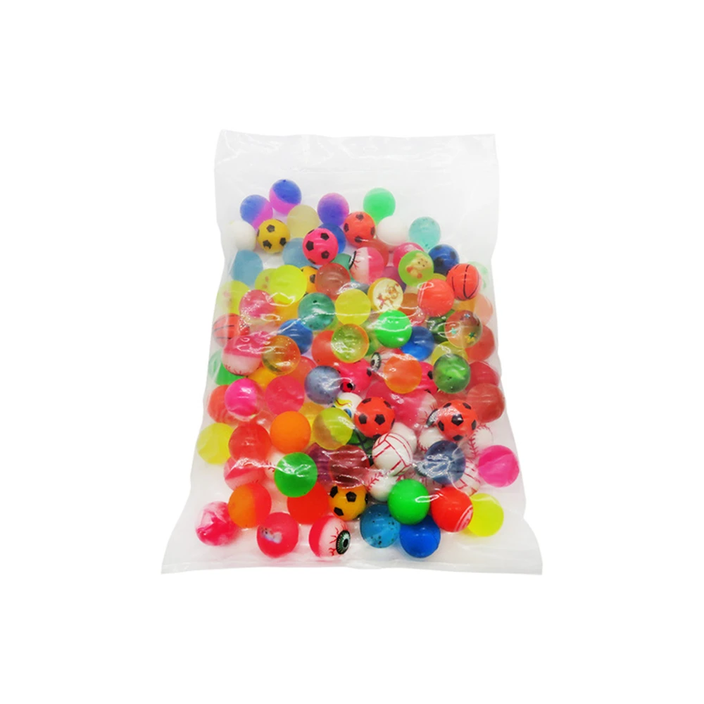 30Pcs Mini Kolorowa Outdoor Bouncy Ball Game Dziecięca Impreza Urodzinowa Baby Shower Prezent Prezent Prezent Karnawał Impreza Nagrody