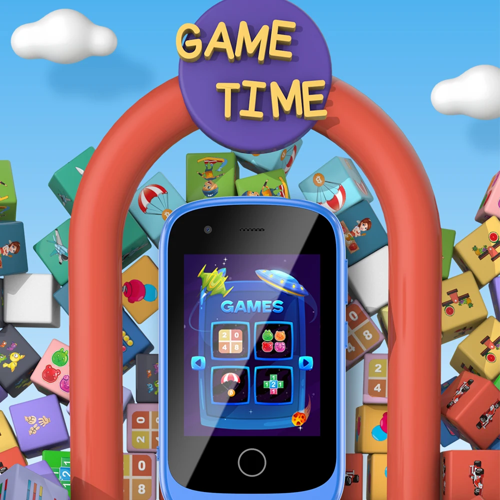 Kids Smart Phone Christmas Birthday Gifts for Boys Girls Toddler Learning Play Toy Cell Phone with Camera, Game, Music Player