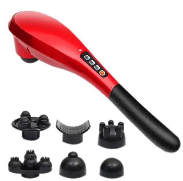 Wireless massage stick electric dolphin massage hammer hand-held charged shoulder and cervical vertebra massager multi-function