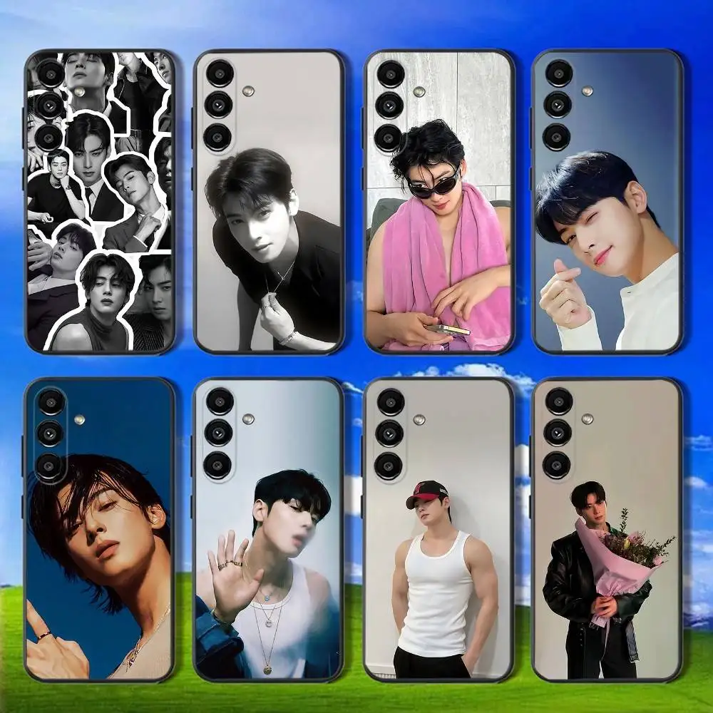 

Phone Case For Samsung Galaxy A13,A21s,A22,A31,A32,A52,A53,A71,A80,Singer Cha E-Eun Woo Soft Black Shell