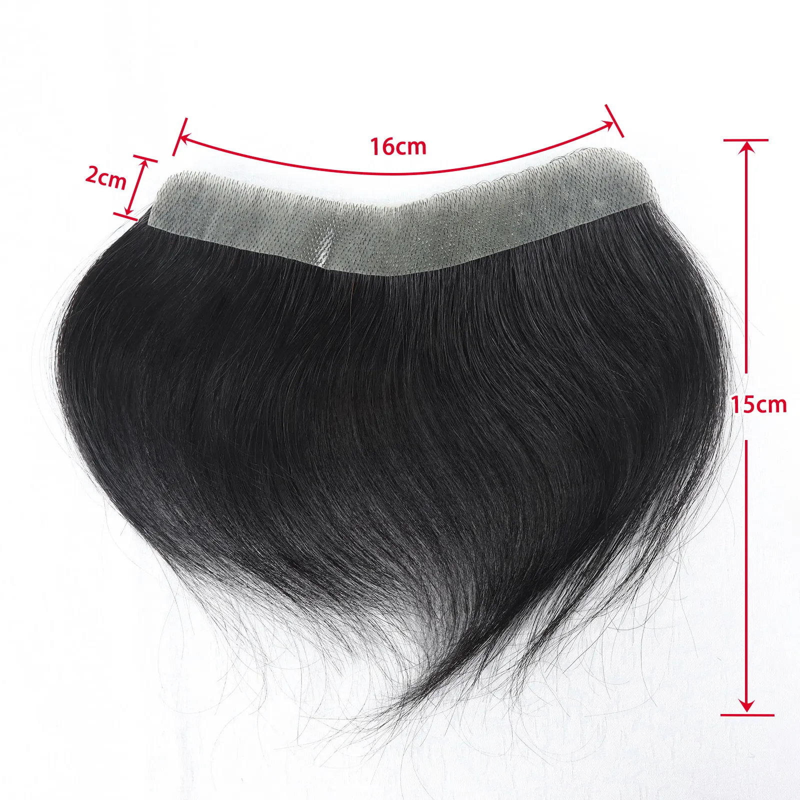 Thin Skin Men Toupee For Forehead V Shape