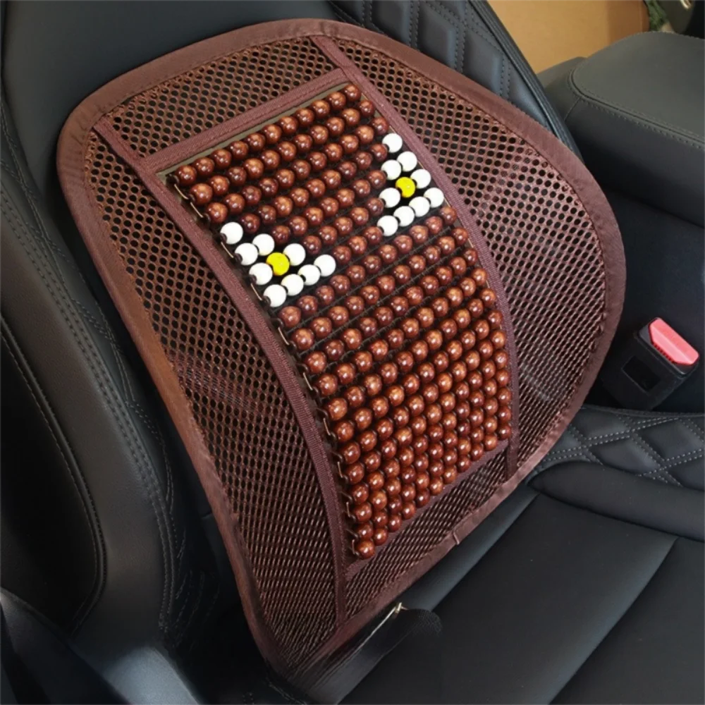 

Summer Breathable Car Seat Chair Cushion Lumbar Back Brace Pad Support Waist Cushion Mesh Massage Back Cushion Office Home