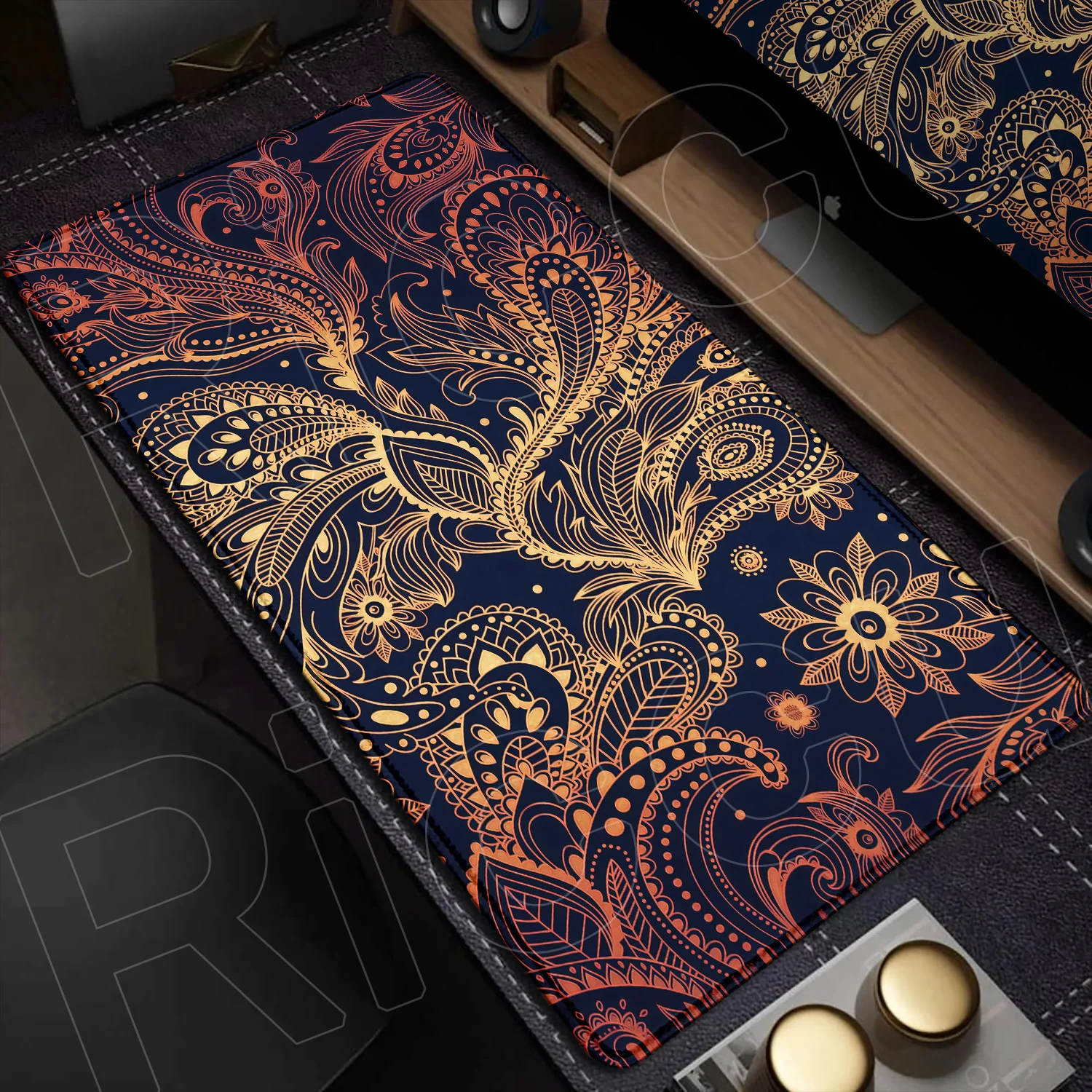 

PC accessories paisley trend hip-hop art 40X90CM Mouse Pad Gaming Rug XXL Computer Mousepad Non-Slip Carpet Natural Rubber Mat