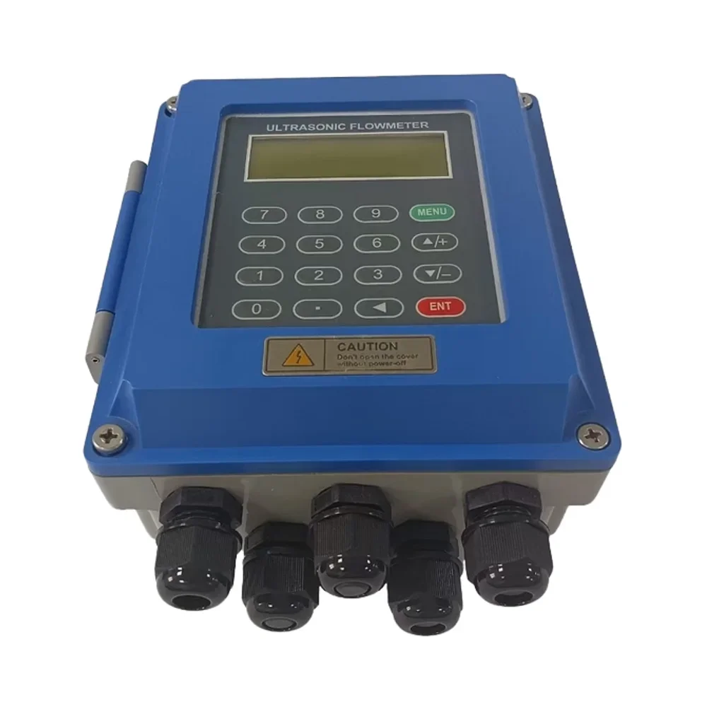 

Digital Ultrasonic Insertion Water Flow Meter Wall Mounted With LCD Display Liquid Measurement