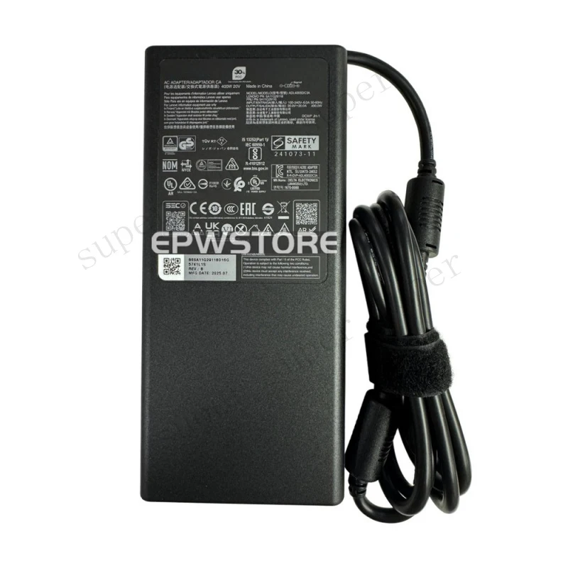 S+   GaN 20V 20A 400W AC Adapter Charger For  Lenovo ADL400SDC3A SA11Q29118 5A11Q29110 PSU
