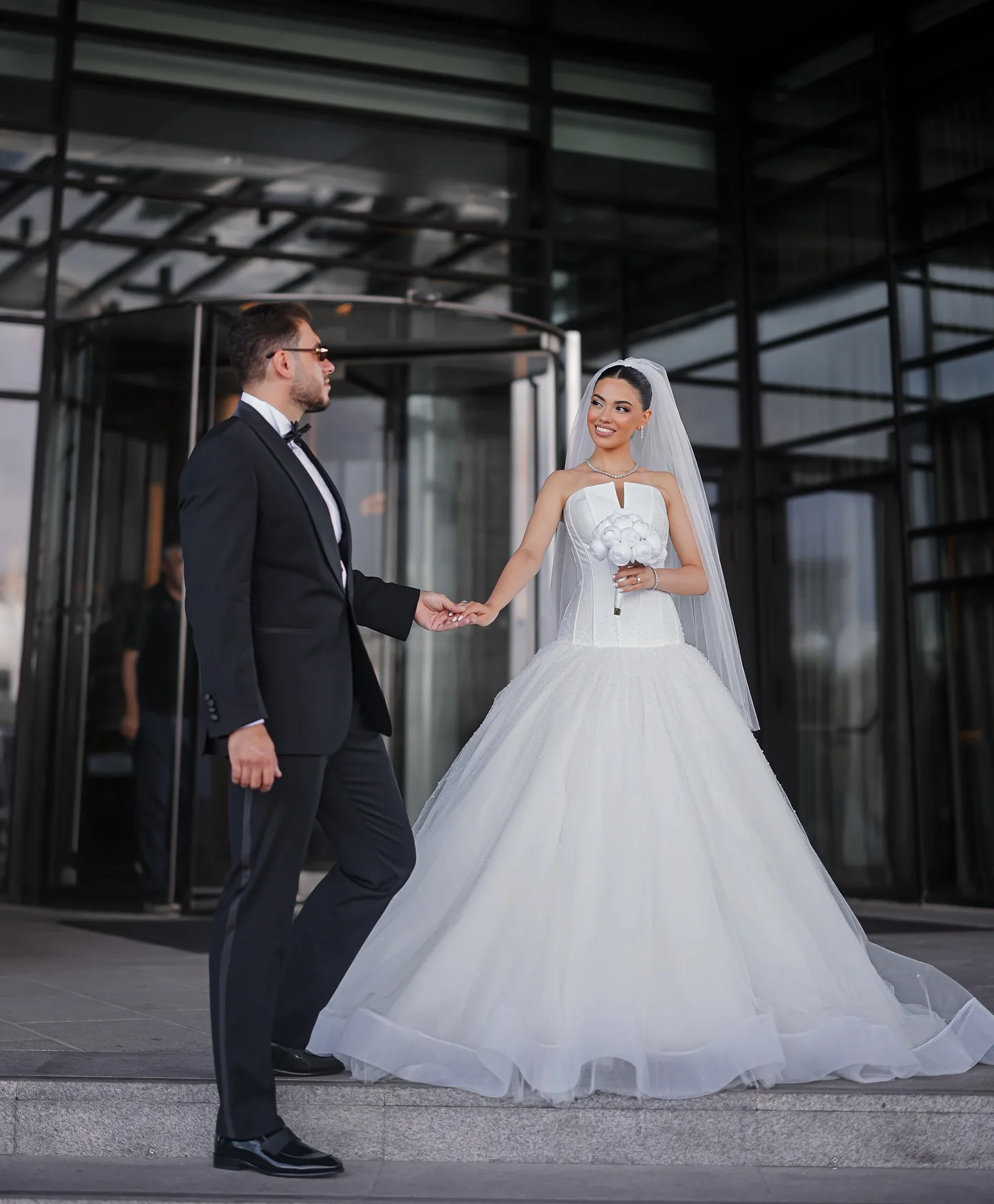 

Satin Wedding Dress Ball Gown Dresses For Bride Luxury 2026 Corset Vestidos De Novia Princesa Vestido Elegante Alta Costura Boda