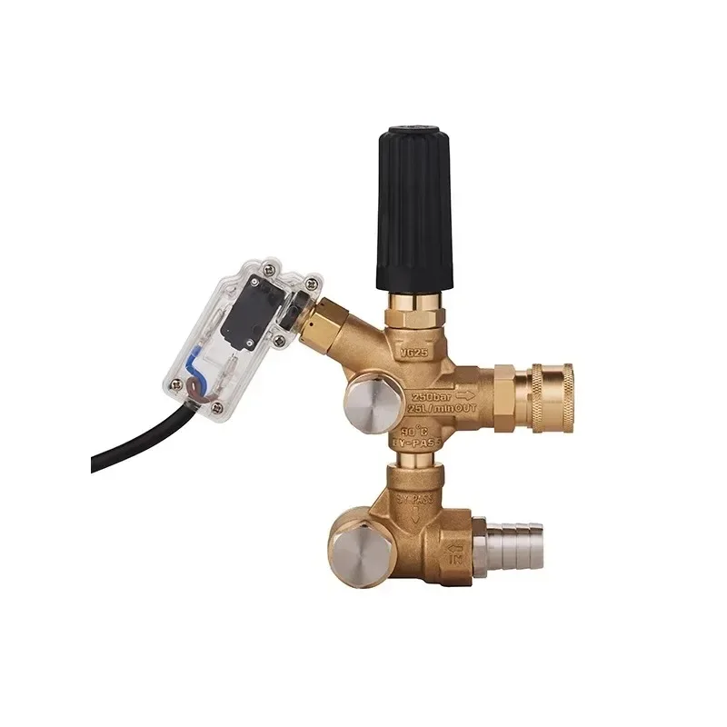 3600 Psi 250bar Auto Cut Pressure Valve Heavy Duty Brass Pressure Regulator Unloader Tool Accessory