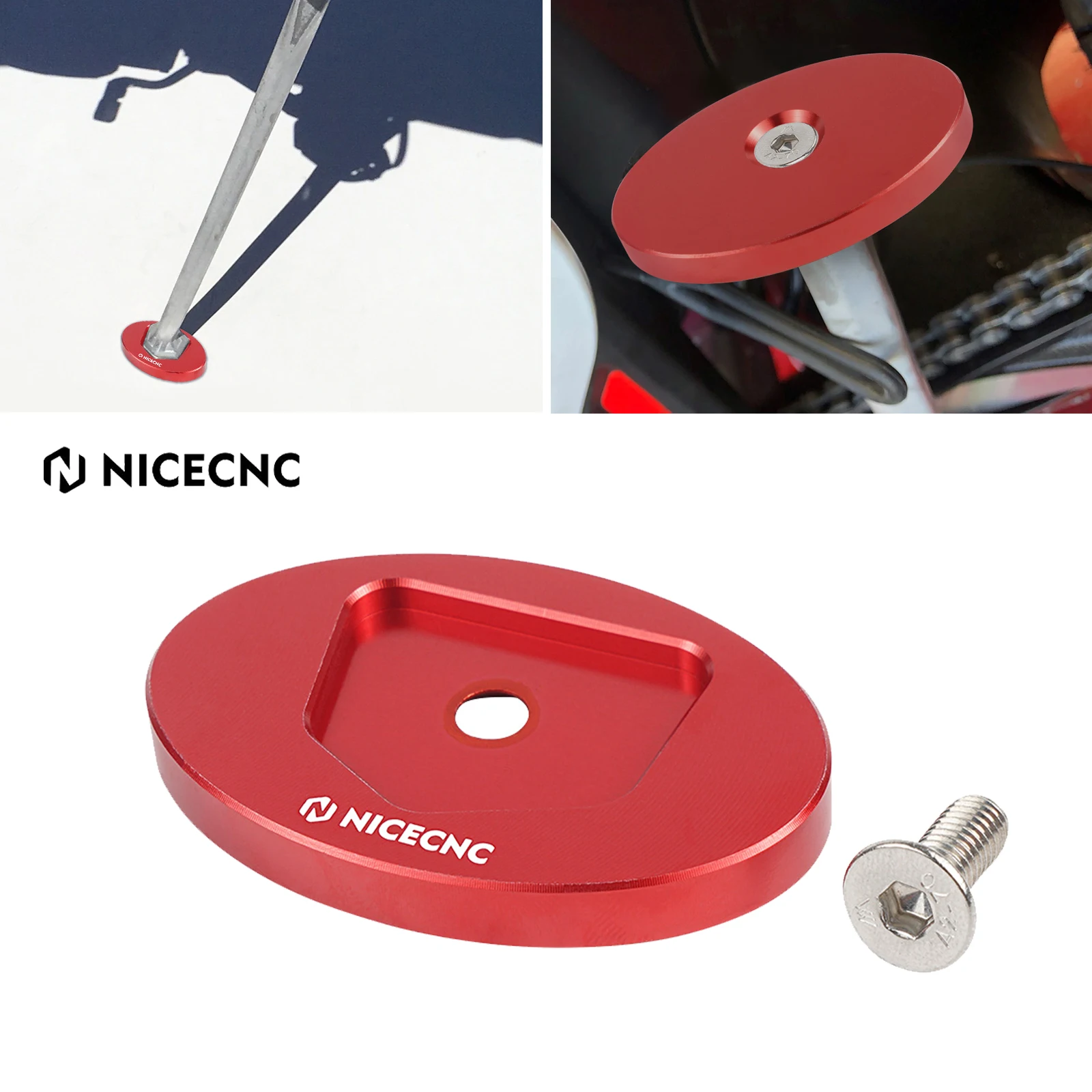 

NICECNC For Beta RR 300 Xtrainer 300 2020-2024 Kickstand Side Stand Pad Extension RR 125 RR200 RR 250 RRS 350 390 430 500 Racing