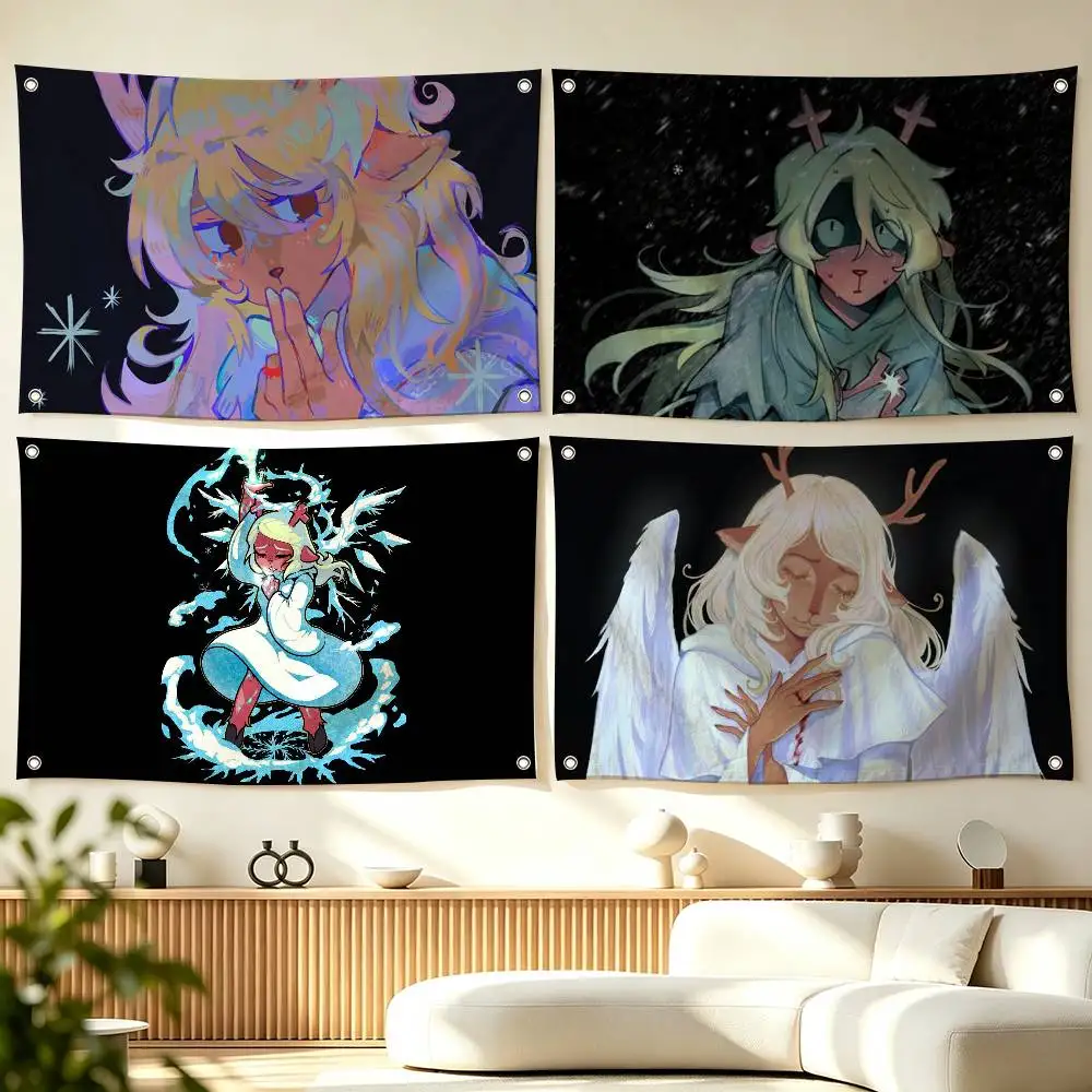 DELTARUNE DELTARUNE  Flags for Bedrooms Home Decor Items Outdoor Decors Garage Decoration Flaga