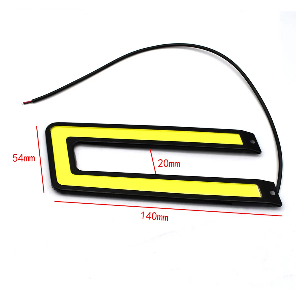 2x For Fiat Ducato Citroen Relay Peugeot Boxer Daytime Running Lights Motorhome DRL Car Accessories Interior Parts Car Led Light