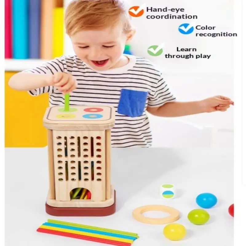 Pull Out Stick Spiel Spielzeug Bunte Holz Stick Brettspiele Eltern-kind-Interaktive Puzzle Spielzeug